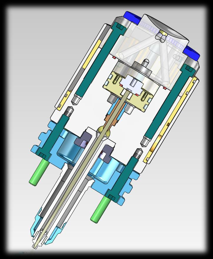 Nadelverschluss Nadelverschluss-Einzeldüse Typ NEST2 Pneumatischer Antrieb Betriebsdruck 8 10 bar Materialrohrdurchmesser ab 5 mm