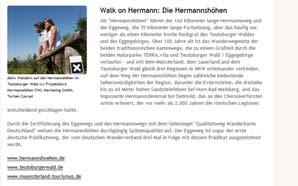 Hermannshöhen Teutoburger Wald Tourismus, Bielefeld 27 Eine Destination im Aufwind Die neue Lust am Reiseland