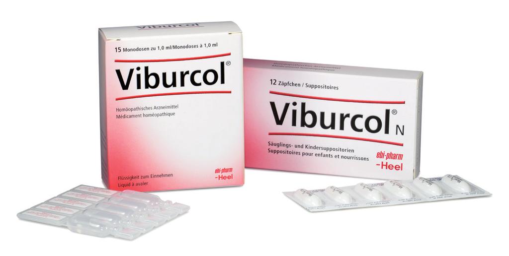 Anwendungsgebiete Anwendungs gebiete von Viburcol gemäss homöopathischem Arzneibild Bei Unruhezuständen mit und ohne Fieber, vor allem bei Säuglingen und Kindern: beim Zahnen bei leichten