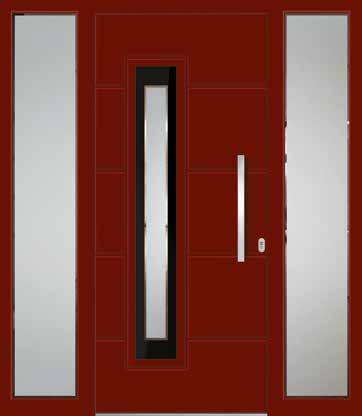 Preis 2.478,- Tür zweifarbig wie abgebildet: Außen mit Dekor in Zebrano dunkel Preis 2.