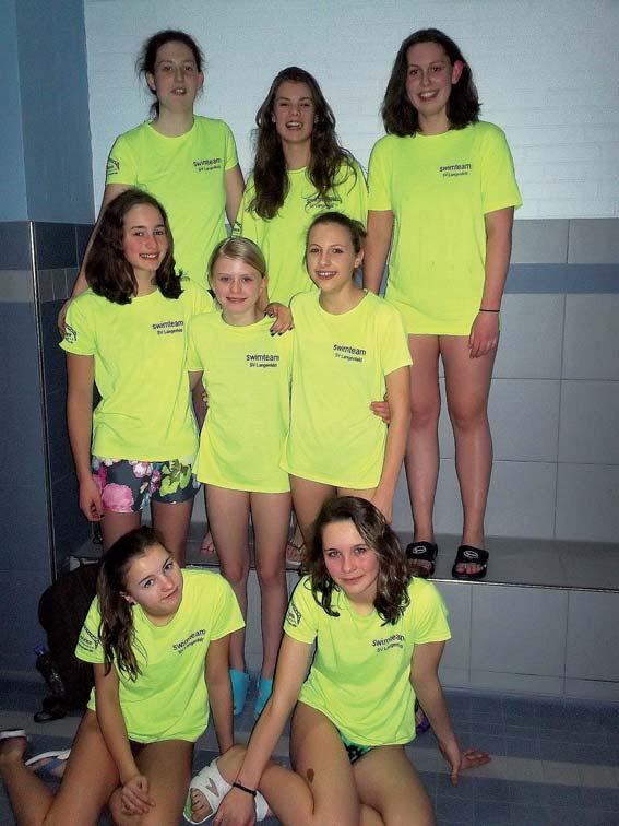 In einem tollen Wettkampf im modernen 25m- Sportbad in Remscheid-Mitte wurden die SVL-Mädels überlegen Erste unter fünf angetretenen Teams.
