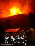 Kaum war diese Arbeit getan, erfolgte erneuter Alarm: In einem fleischverarbeitenden Betrieb in Bückeburg war ein