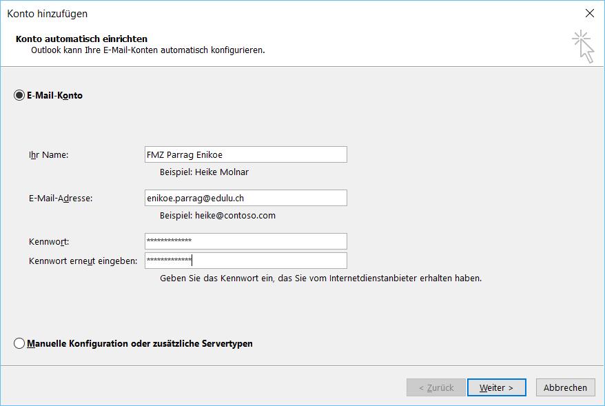 ICT-Beratung Edulu-Mail Einrichten auf Mail-Client (Outlook, Apple Mail, iphone, Android) 1 Edulu-Mail im Mail-Client einrichten (Outlook, Apple Mail, iphone, Android) Problem Der Zugriff auf