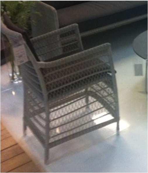 Manutti Malibu Square Chair Manutti Malibu Square Chair cord 2,8mm off white Manutti