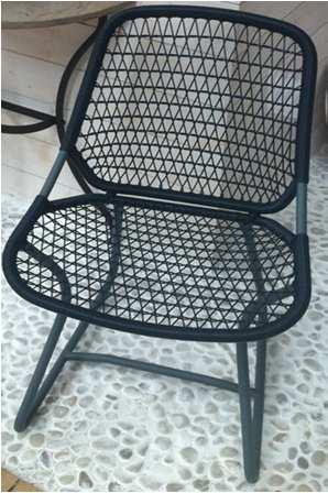 Manutti Outdoor Chair Latona Edelstahl Textil granit