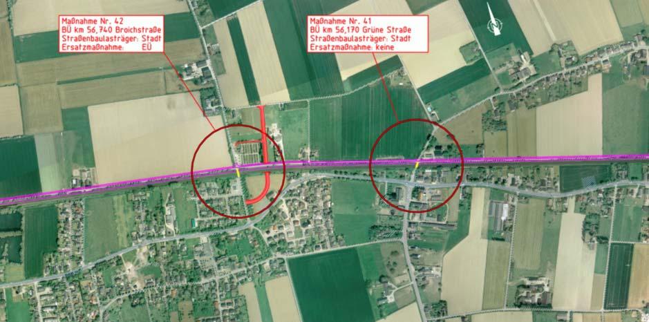 2.7.2 BÜ-Beseitigungen im Bereich Vrasselt-Ost Ersatzmaßnahme: