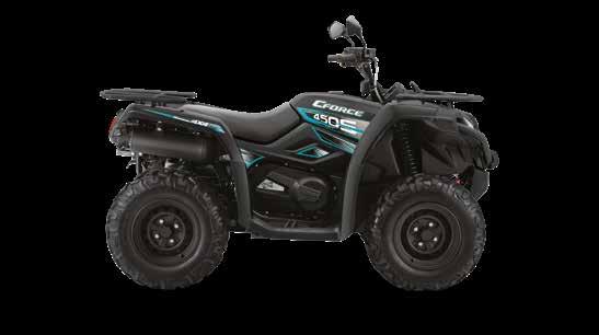 Selbst in der Basisversion hat sie schon alles, was ein richtiges All-Terrain-Vehicle (ATV) braucht.