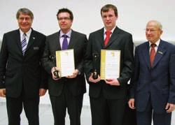 Geisenheim, die mit dem Gerd Erbslöh Preis für ihre erfolgreichen Master- bzw. Diplomarbeiten ausgezeichnet wurden. Stiftung Herr M.Sc.