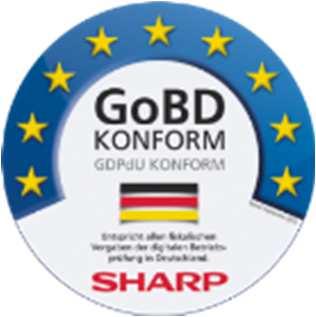4 GoBD-konforme Sharp Kassenmodelle Mit dem Schreiben vom 26.11.2010 (Verwaltungsanweisung, sog.
