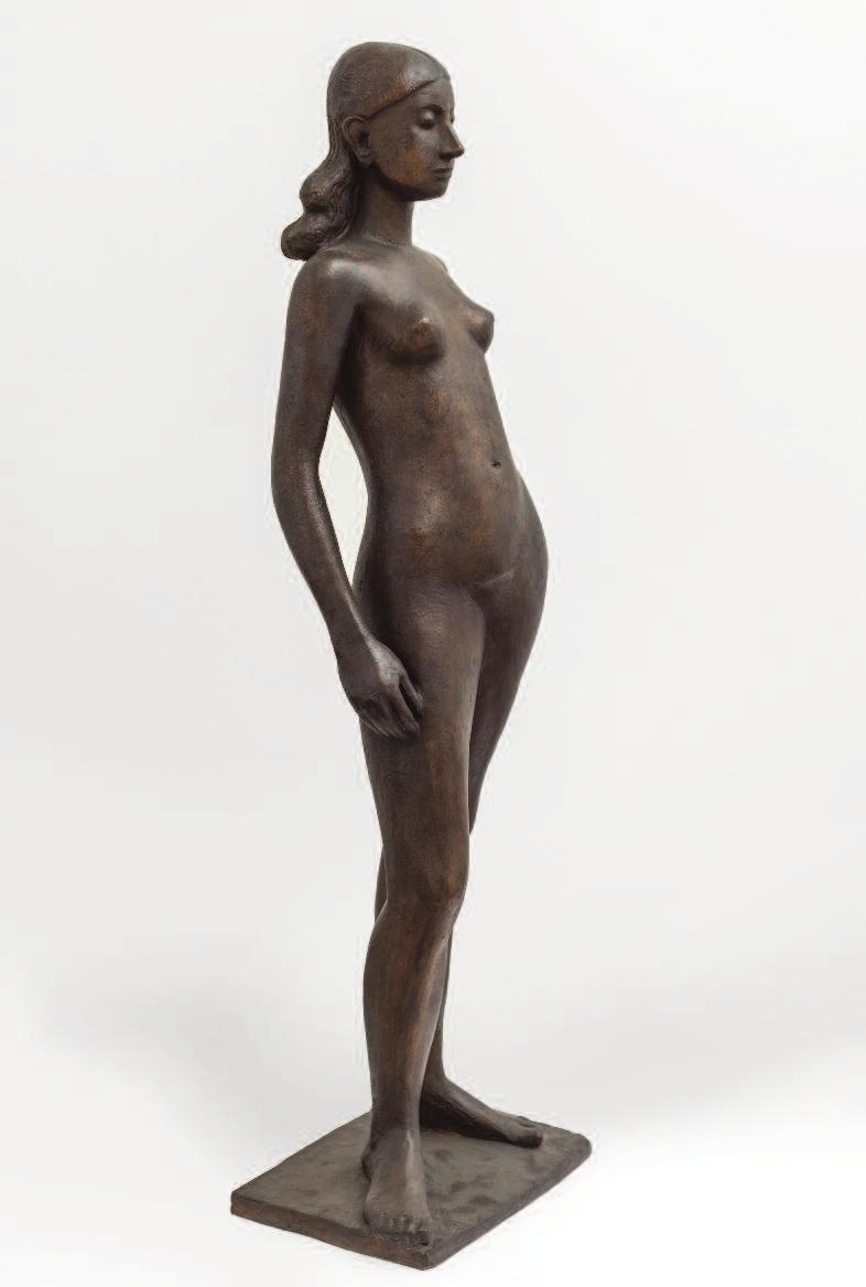 MELUSINE III 1949 / posthumer Guss 2008 Bronze, 111 x 30 x 20 cm mit Signum und