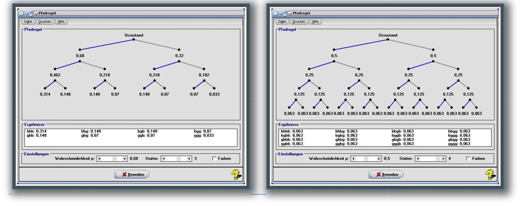 Galton-Brett Das Modul Galton-Brett ermöglicht die Simulation von Zufallsexperimenten mit dem Galton-Brett.