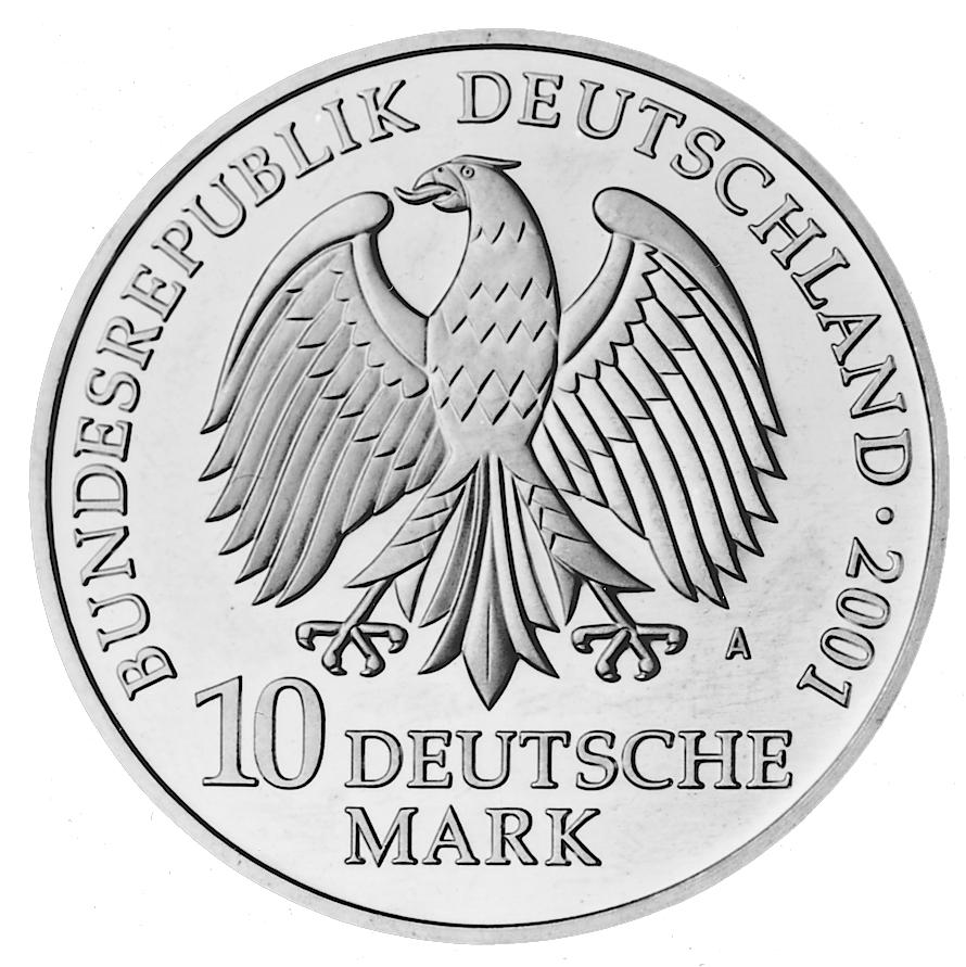 April 2001 Auf Grund des 6 des Gesetzes über die Ausprägung von Scheidemünzen in der im Bundesgesetzblatt Teil III, Gliederungsnummer 690-1, veröffentlichten bereinigten Fassung hat die