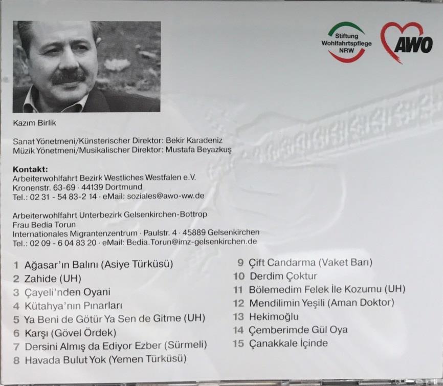 türkischen Volksliedern: Bir