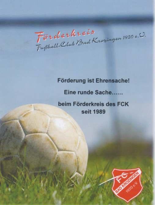 FCK-Förderkreis FCK-Förderkreis FCK Förderkreis FC BAD KROZINGEN 1920 e.