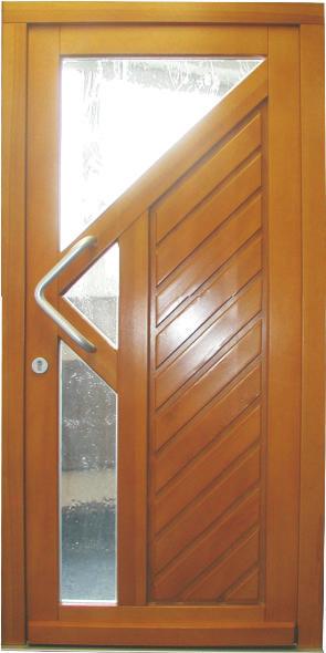 Typ: Rahmentüre mit schrägen glasteilenden Sprossen