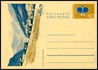 Bild-Postkarte "Rofenberg" mit Werteindruck "Fürstenkrone", 50 auf 40 Rp,