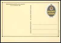 August 1997 - Postkarte "125 Jahre Postamt Schaan" - P 105 "Postamtschild", 90 Rp, ungebraucht FL-GS P 105 100 1,30 dito mit Ersttag-Sonderstempel FL-GS P 105