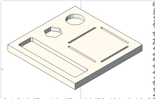 54 Schreibtischablage Zeichnen der Stützen für den Zettelblock Die