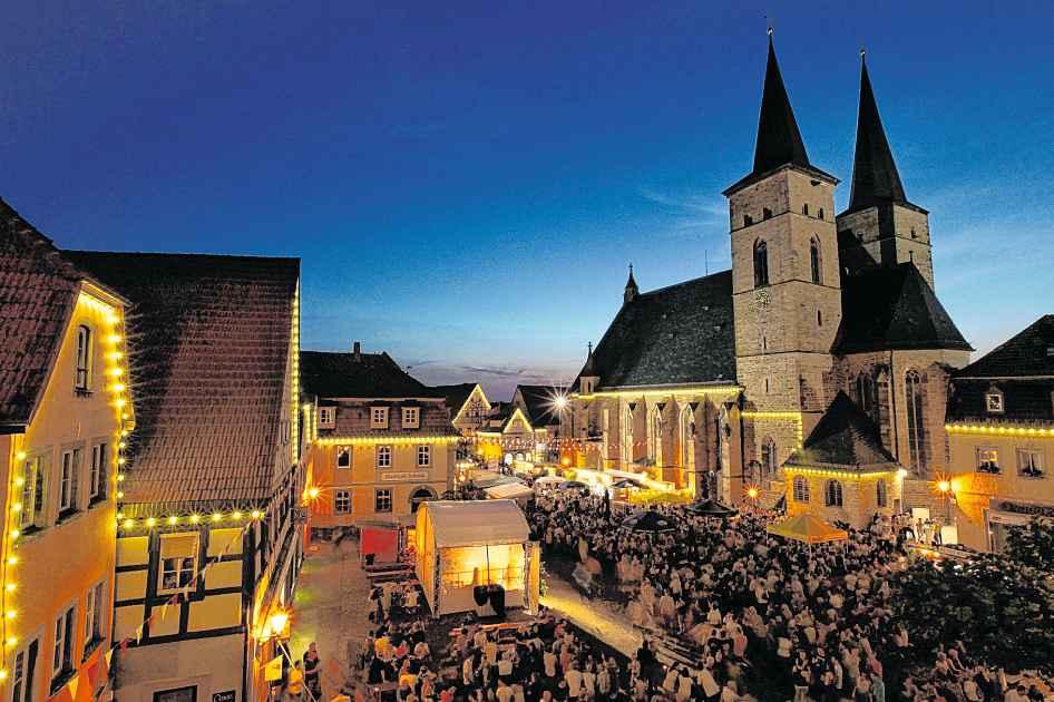 38. Jahrgang Juli 2018 Es ist wieder Weinfestzeit: Frankens größte Weinstube öffnet ihre Pforten Gerolzhofen Volkach