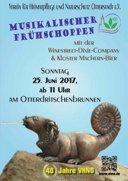 AMTSBLATT Verbandsgemeinde Rheinauen Seite 24 Ausgabe 25/23. Juni 2017 Zu Jubiläumspreisen zapfen wir das beliebte Kloster-Machern-Bier aus dem Brunnenkeller und etwas zu essen gibt es auch.