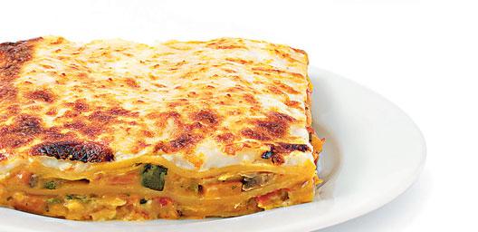 Gratins und Aufläufe tiefgekühlt Lasagne Verdura Eierteigwaren, Zucchetti, Tomaten,