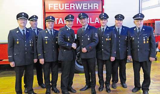 Jahreshauptversammlung der Freiwilligen Feuerwehr Stadt Naila Marco Wagenlechner zum neuen Kommandanten gewählt Naila -Aufgrund des freiwilligen Rücktritts von Hans Münzer musste im Rahmen der