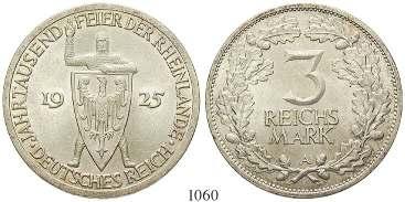 kl. Kratzer, vz-st 75,- 1064 3 Reichsmark 1929, A. Lessing.