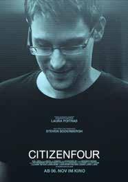 Citizenfour Der Oscar prämierte Film Citizenfour behandelt das Thema Überwachung.