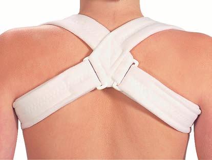 Clavicula-Bandage die Clavicula-Bandage ist eine Schulterbandage zur Fixierung der Clavicula das Material ist sehr hautfreundlich und angenehm zu tragen durch zusätzliche Polsterung der