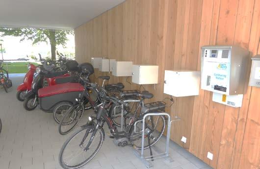 E-Sharing-Lastenbikes 2 E-Sharing-Roller Flexibles Park-Management Bike