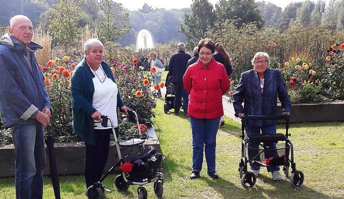September besuchte eine Gruppe von Senioren aus dem Haus Maria-Rast das Gartenfestival auf der Ippenburg in Bad Essen.