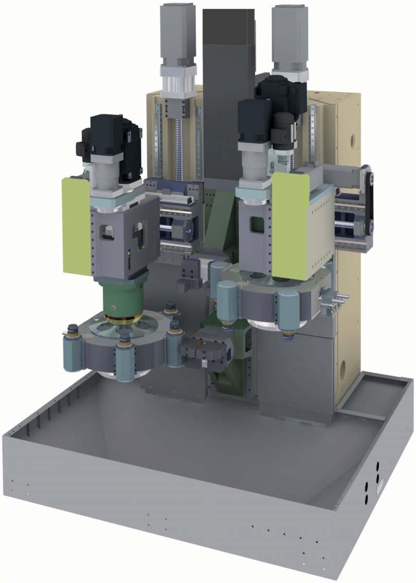 13 F40 Vertikale Endenbearbeitungsmaschine* Technische Daten: Bauteildurchmesser: