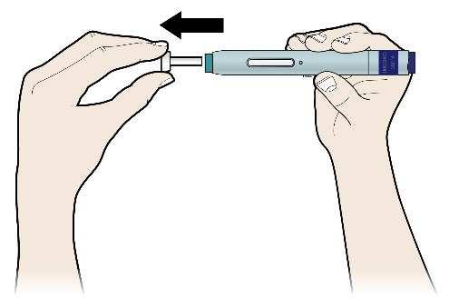 Wenn Sie die Injektionsstelle gereinigt haben, dürfen Sie sie vor der Injektion nicht mehr berühren.