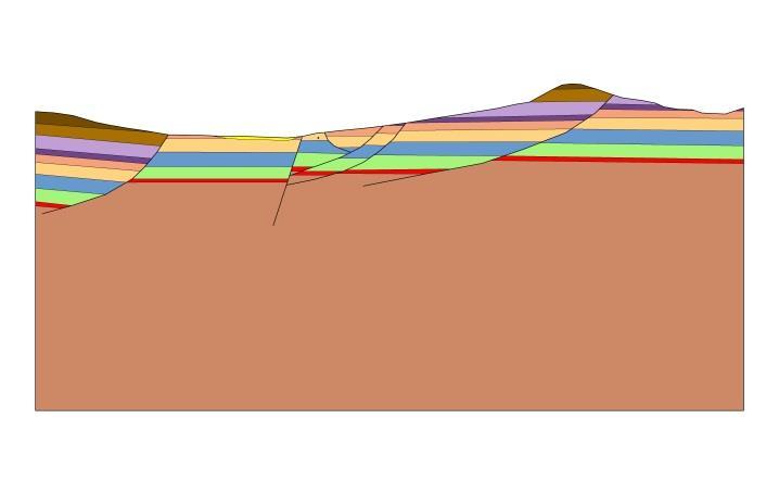 NE Regionales Profil A-A Geologie Schweiz,