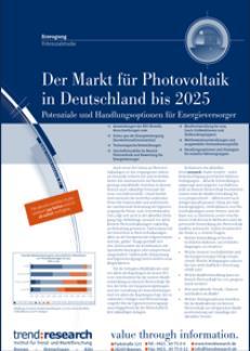 Photovoltaik in Deutschland bis 2025 (02/2016) Quartierskonzepte und