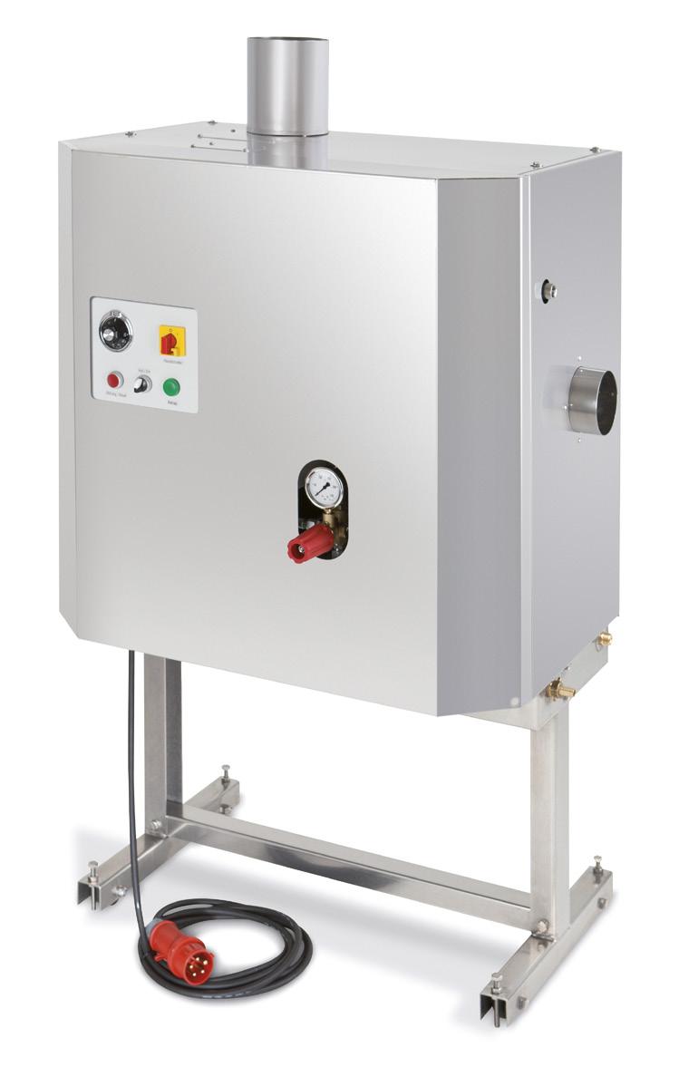 Stationäre Hochdruckreiniger, Typ TEHA6000 Die zukunftweisende Lösung, öl- oder gasbeheizt. Eine preiswerte Alternative für Industrie und Handwerk.
