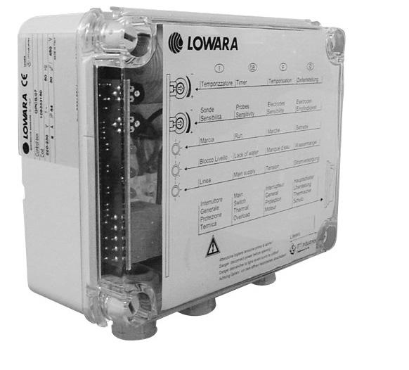 I 0 Schaltgerät für Wechselstrom Baureihe QPCS TECHNISCHE DATEN Automatische Steuerung über einen externen Anforderungskontakt Spannungsversorgung: 1 x 230 V ±10% Frequenz: 50 Hz Leistungsbereich: