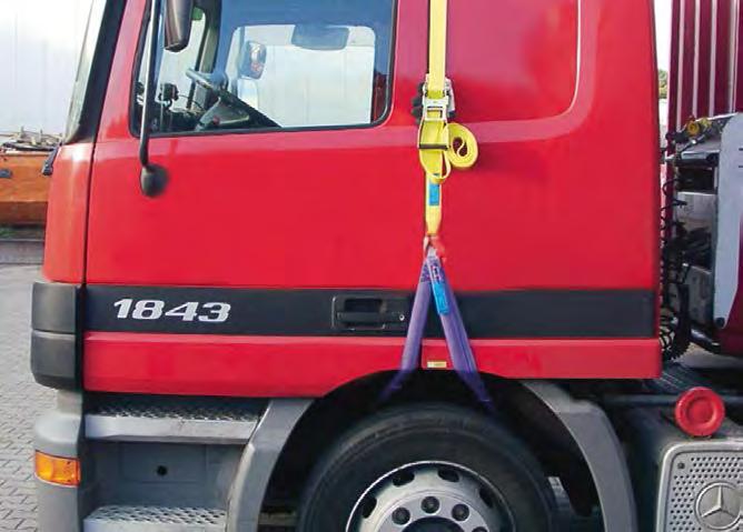 Schutzausrüstung LKW- Fahrerhaussicherung Im