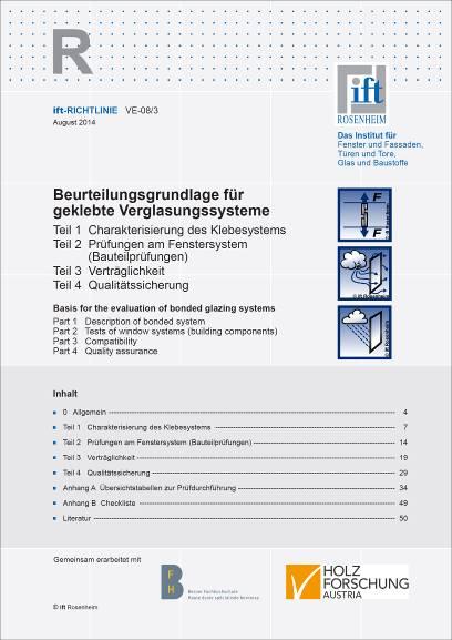 Seite 7 von 8 Literatur [1] ETAG 002 Leitlinie für die Europäische Technische Zulassung für geklebte Glaskonstruktionen [2] ift-richtlinie VE-08/3 "Beurteilungsgrundlage für geklebte