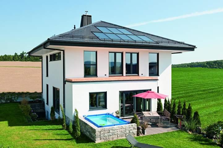 Wohnhaus in Hohenstein-Born Solarthermie-Anlage