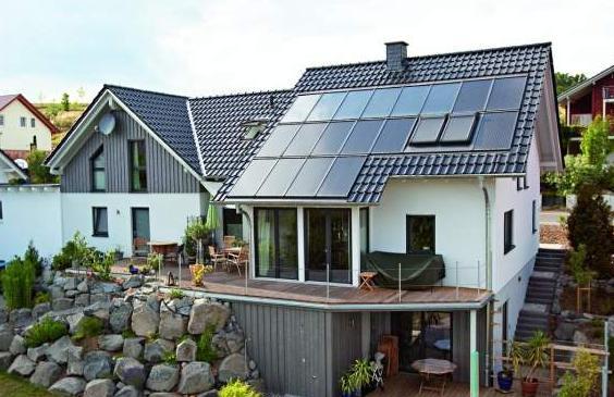 Wohnhaus in Wetzlar Solarthermie-Anlage zur Trinkwassererwärmung