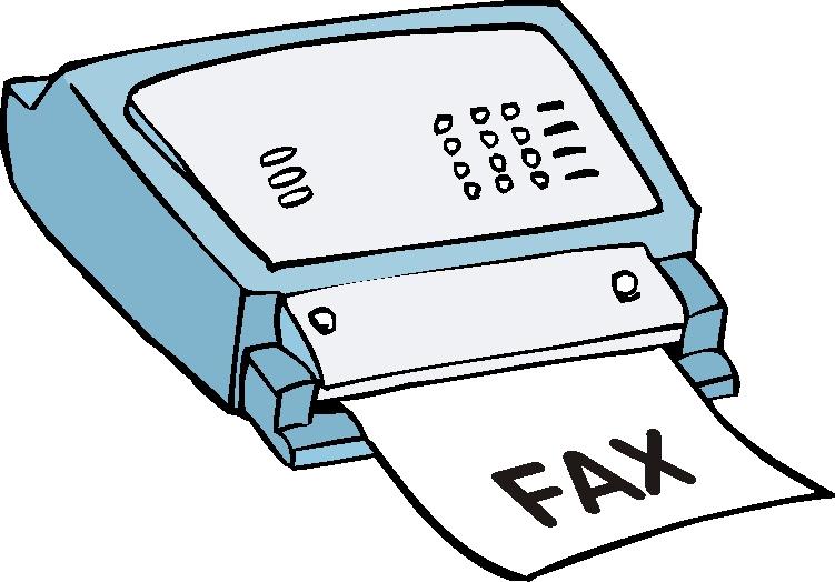 Sie können die Anmeldung am Telefon sagen oder Sie schicken ein Fax
