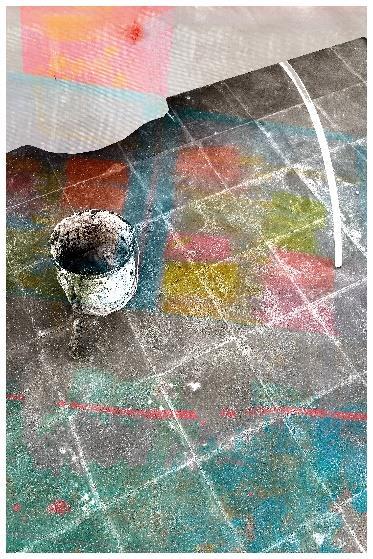 Rahmen) Lena Domes Eis am Stil (aus der Serie Schnick Schnack Schnuck ), 2017 Fotografiecollage, Digitaler