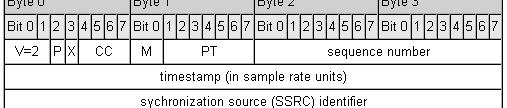 RTP: Multicasting Bestimmung des Datenformats (PT) RTP, RTCP Zeitgebend durch Zeitstempel, die Berechnung des Jitters wird dadurch möglich Möglichkeit zur Ordnung der Pakete und zum Erkennen von