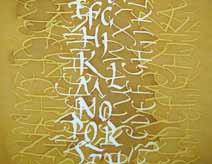 September 19-430 Kalligrafie Schrift und Strukturen Für Einsteiger, Fortgeschrittene und Experimentierfreudige Die Kalligrafie, die Kunst des schönen Schreibens, bietet vielfältige