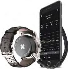 Messungsapparat bestehend aus einer Android oder ios Applikation, welche auf Tablett oder Smartphone anwendbar ist und einem Ständer welcher mechanische Uhrwerke annimmt Watch Scope.