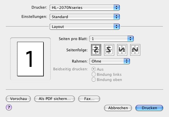 2 Hinweis Die in diesem Abschnitt enthaltenen Abbildungen beruhen auf Mac OS X 10.3.
