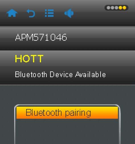 Bluetooth getrennt/ Bluetooth verbinden Wählen Sie in der Geräteliste