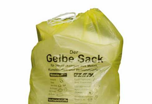 GELBER SACK Gelber Sack Hintergrundinfos Zur Sammlung und Verwertung von Verkaufsverpackungen sind gesetzlich die Produzenten von Verpackungen und den darin verpackten Waren verpflichtet.
