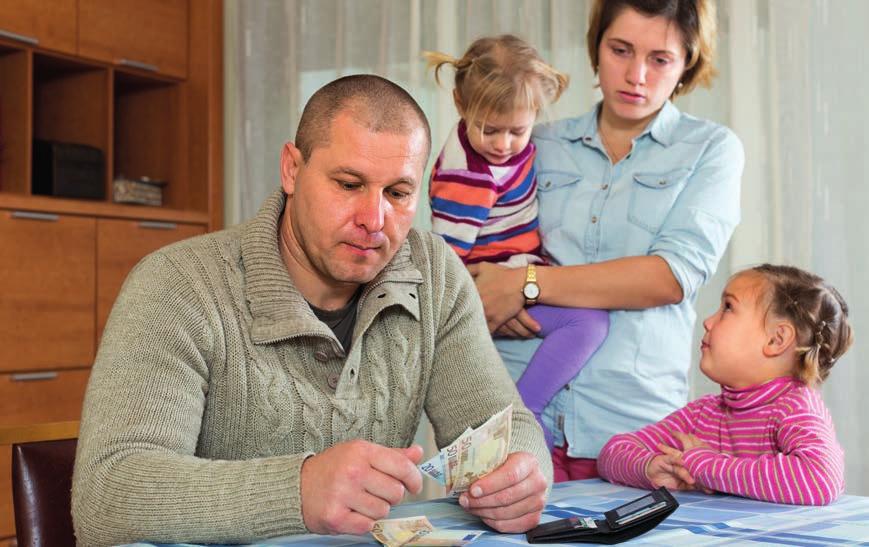 6. ADRESSATEN 6.2 Menschen in prekären Lebenslagen Finanzielle Probleme in der Familie.